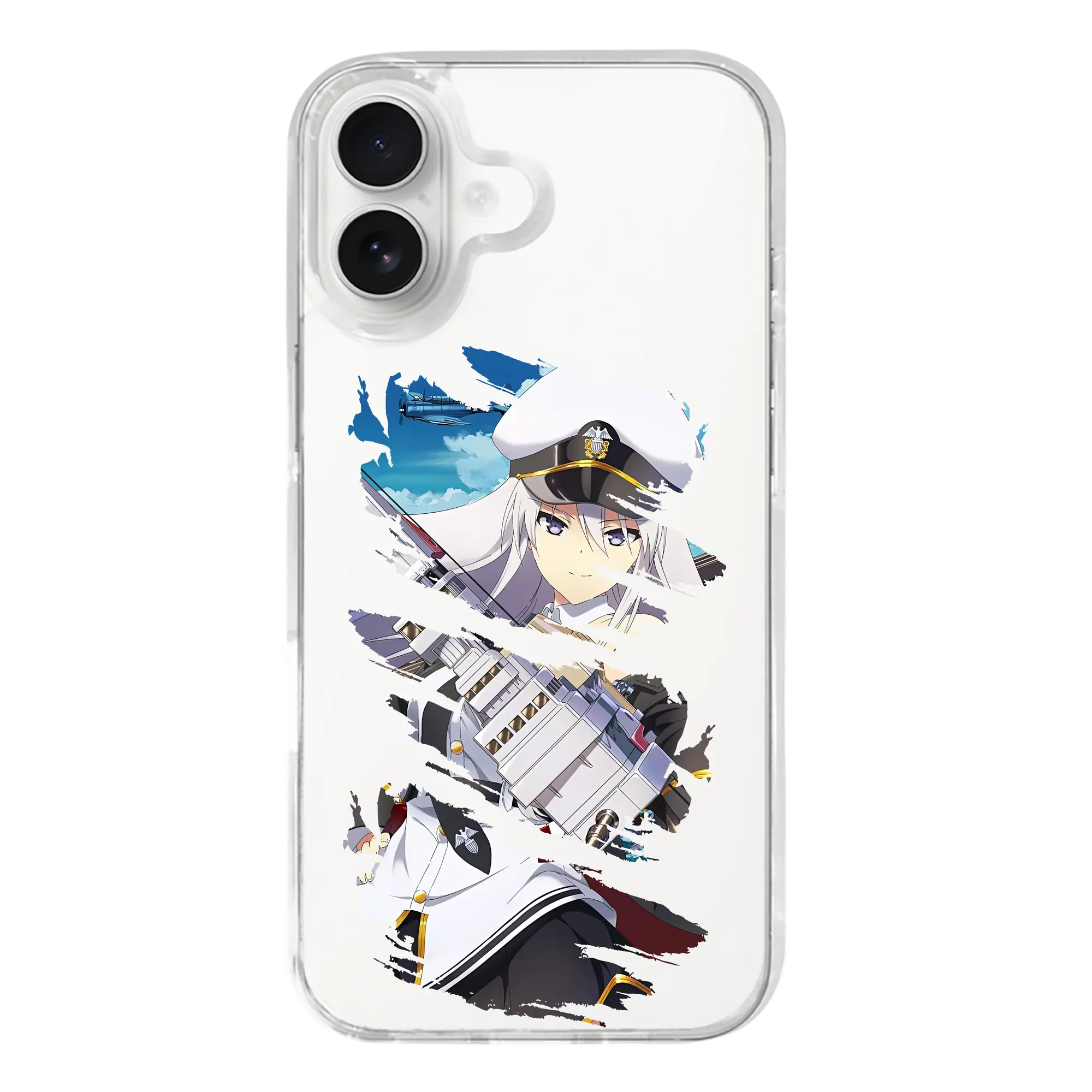 アズールレーン グッズ,エンタープライズ - iPhone 17シリーズ 透明スマホケース – 薄型・耐衝撃・精密フィット保護カバー